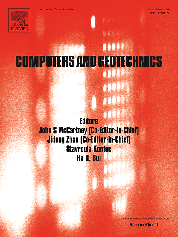 Computers and Geotechnics journal cover