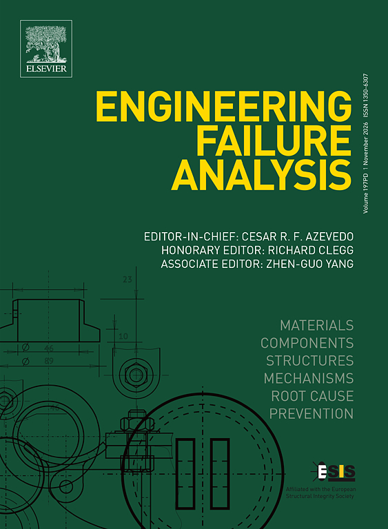 Engineering Failure Analysis journal cover
