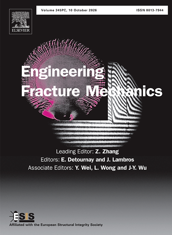Engineering Fracture Mechanics journal cover