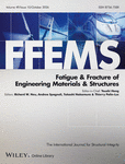 Fatigue & Fracture of Engineering Materials & Structures journal cover
