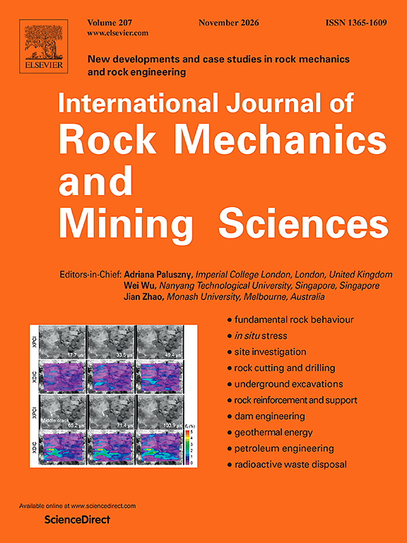 International Journal of Rock Mechanics and Mining Sciences journal cover
